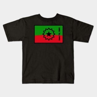 ALKEBULAN - JUNETEENTH 1865 RBG Kids T-Shirt